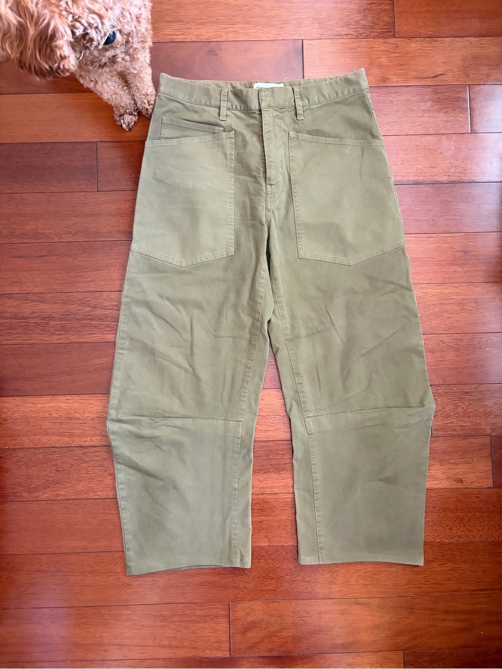 Nili Lotan women’s  Olive Green Cargo Work Pant